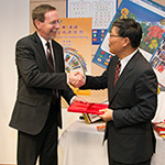 Dean Mark Stover and Chinese Consulate Jian Liu