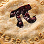 Pie with Pi Symbol and Numbers