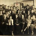 Group photograph of dental school classroom, ca. 1930