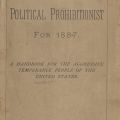 The Political Prohibitionist for 1887. JK2381 1887b