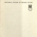League of Women Voters by-laws, 1944