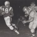 Junior quarterback Bruce Lemmerman in action against Whittier College, ca. 1966. University Archives Photograph Collection
