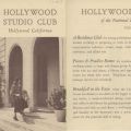 Hollywood Studio Club brochure.