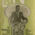 Cover, BLK, issue number 21 featuring psychologist, Dr. Marjorie Hill, 1990