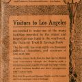 Official Los Angeles Key cover, 1913