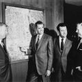 Hollywood-Burbank Airport management team, including D. K Acker, David M. Simmons, Robert Rummel, and Richard Jones, ca. 1969