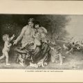 Illustration of classic motherhood, Woman in Girlhood, Wifehood, Motherhood, 1906
