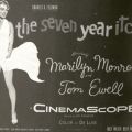 Reproduction of the movie theater advertisement of Marilyn Monroe’s The Seven Year Itch, in The Pin-Up: A Modest History