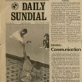 Cover of the SFVSC campus newspaper, the Daily Sundial, November 5, 1968
