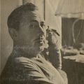Photograph of John Steinbeck. East of Eden, first edition, dust jacket back cover, 1952