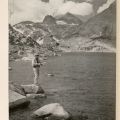 Charles McDermand at Rose Lake, in Waters of the Golden Trout Country.