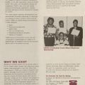 Promotional brochure describing the mission and goals of CWED