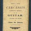 One of the many editions of Carcassi's famous method for guitar