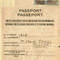 Title page, Edwin James Tharp’s passport, March 27, 1936
