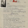 Silver Shirt Enrollment Application, February 2, 1933