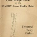 Cover, Savory Prize Recipe Book. Culinary Pamphlet Collection