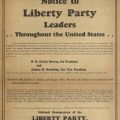 Announcement that Andrae B. Nordskog would begin his speaking tour as Liberty Party nominee for Vice President of the United States, The Gridiron, volume 6, number 23, page 4, November 17, 1931