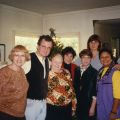 Board of Directors for the Autism Society of Los Angeles in 1990 with Harvey Lapin (second from left) and Connie Lapin (center).