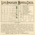 Map in Hotel Cecil brochure, circa 1925