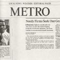 Los Angeles Times article, Needy Firms Seek Out Grass-Roots Loans, November 3, 1993