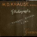H.D. Krause U.S. Marine Corps Tangku, China Photograph Album Cover, 1946, Fred M. Greguras Papers