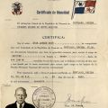 Panamanian Master’s Certificate, 1940