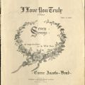 “I Love You Truly” cover, 1900, Library of the Institute for the Study of Women in Music Collection