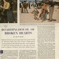 Saturday Evening Post article, "Boardinghouse of Broken hearts," September 19,1953.