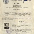 Panamanian Master’s Certificate, 1950
