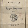 Booklet for members of the Alianza Hispano-Americana society, 1921