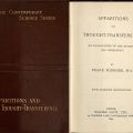 Cover and title page, Apparitions and Thought-Transference: An Examination of the Evidence for Telepathy, by Frank Podmore