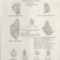 Artifacts found in the area of the Santa Susana Pass, 1972