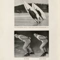 Photographs of skate-sailors and speed skaters from The Art of Skating