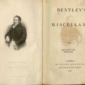 Bentley's Miscellany, Volume 1 (1837), title page