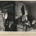 Photograph of the interior of a dilapidated house