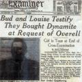 News clipping: Gollum and Overell fought murder charges from the witness stand 