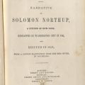 Title page, Twelve Years a Slave, Narrative of Solomon Northup