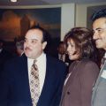State Assemblymen Cruz Bustamante, Corina Alarcon of CFSFV, and State Senator Richard Alarcon, May 1997