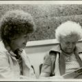 Natalie Holtzman and Agness Underwood, 1976, Elevating Experiences, Past / Personal Exhibit