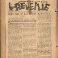 Cover of Reveille, camp newsletter