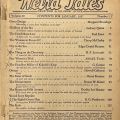 Table of contents from "Weird Tales," January 1937 issue. PN 3435 W53 