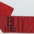 Civilian internee armband, ca. 1942