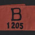 Armband issued to British Nationals in Shanghai during WWII, ca. 1943