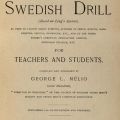 Title page of George L. Mélio's Manual of Swedish Drill (Based on Ling's System)....for Teachers and Students