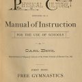 Title page of Betz's A System of Physical Culture Designed as a Manual of Instruction for the Use of Schools