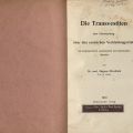 Magnus Hirschfeld, Die Transvestiten, Title Page