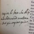 Vitae illustrium. An example of marginalia, the handwritten notes in a book. PA 4373.V6 1478