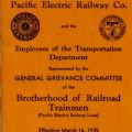 Pacific Electric Agreement with union, 1935