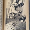 Illustration showing a man falling toward Hale, another added horror in the story, Unknown, vol. 2 no. 1 September 1939, P1. U554