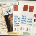 AIDS packet distributed in New York, 1987. Vern L. Bullough Papers
